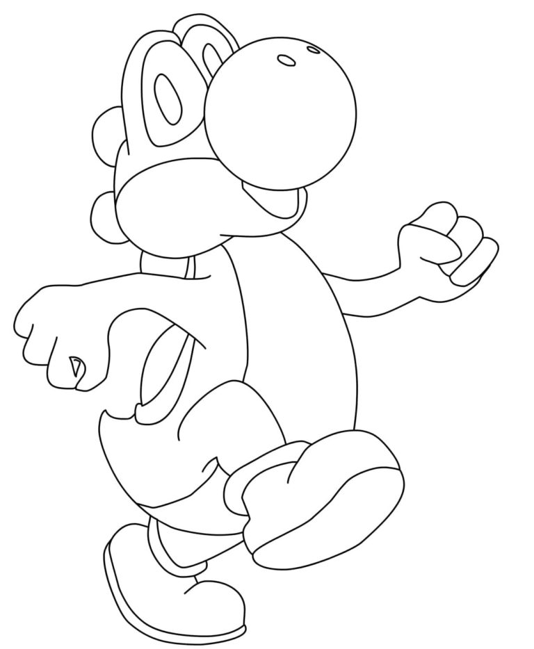 Yoshi Coloring Pages | 50 Best Images Free Printable