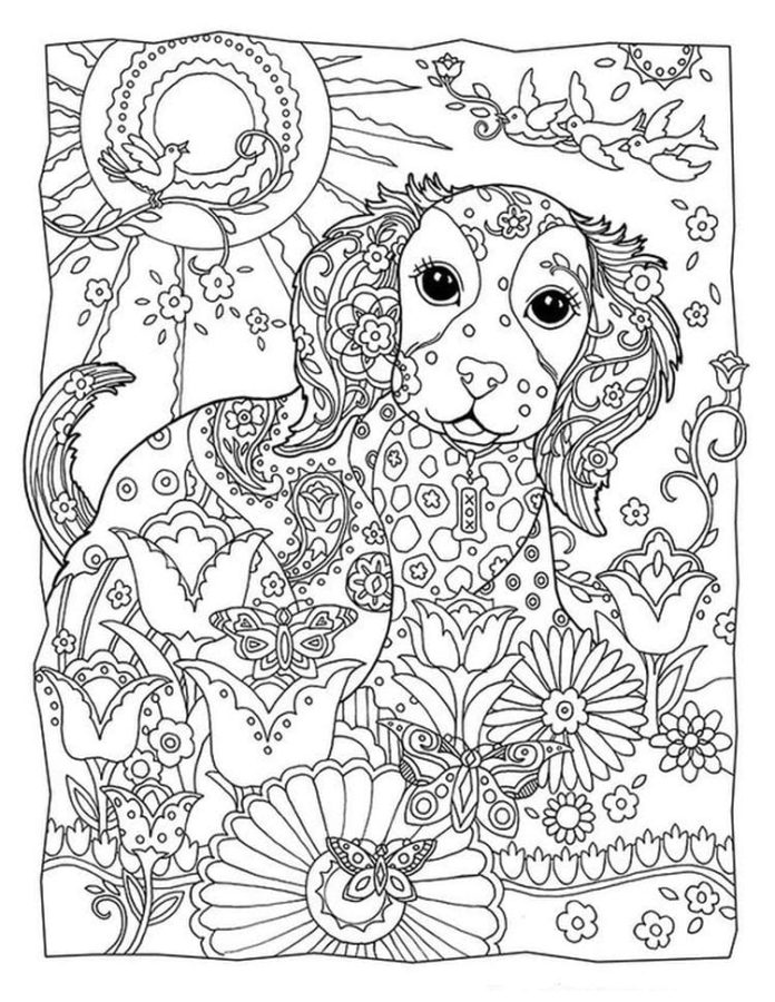 大人の塗り絵 無料プリント