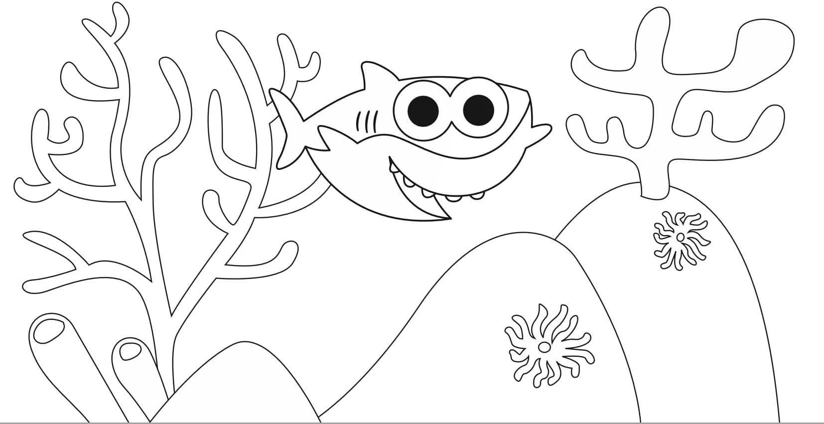 Baby Shark Coloring Pages | 70 images Free Printable