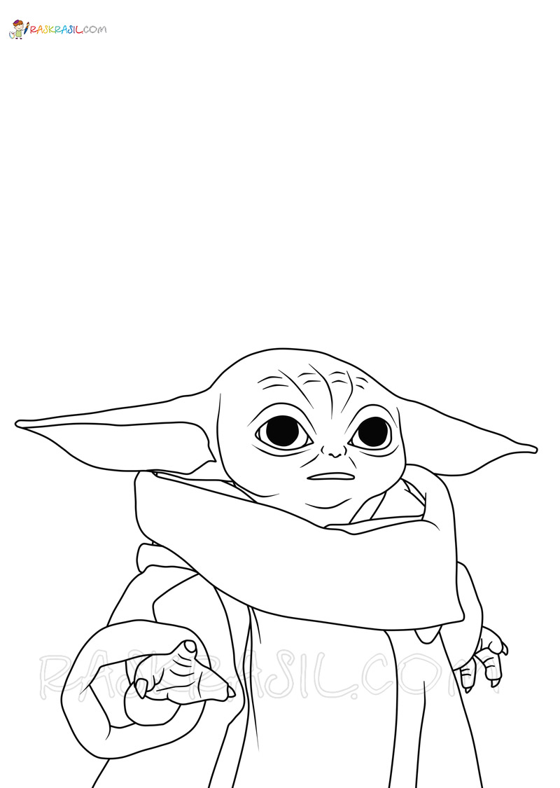 Baby Yoda Coloring Pages 50 Best Pictures Free Printable