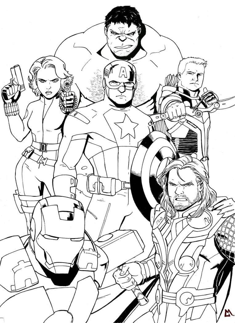 Coloriage Marvel - 120 pages à colorier à imprimer gratuits