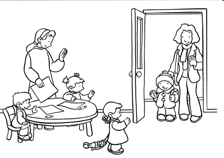 Ausmalbilder Kindergarten | Malvorlagen zum Ausdrucken
