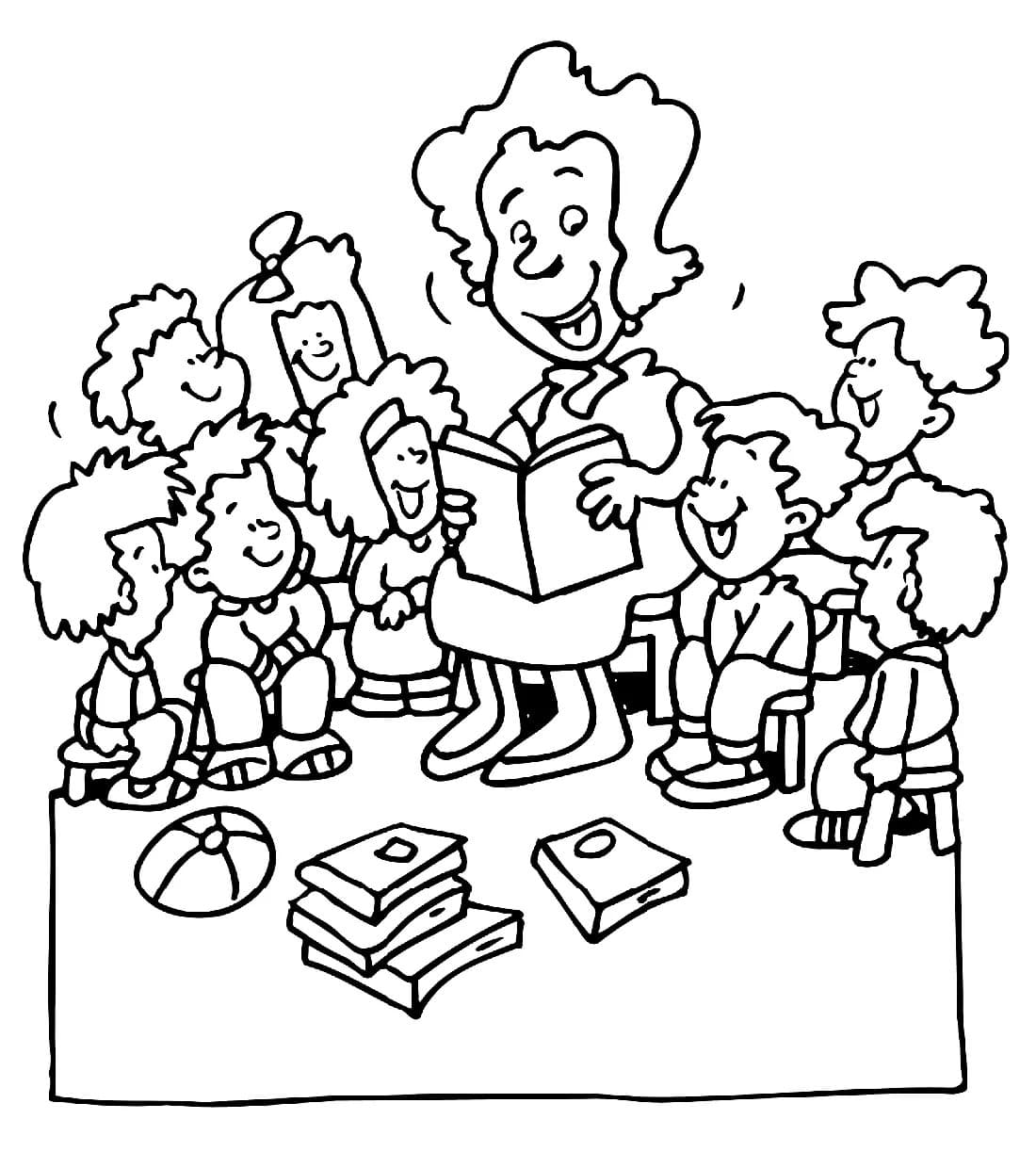 Ausmalbilder Kindergarten | Malvorlagen zum Ausdrucken