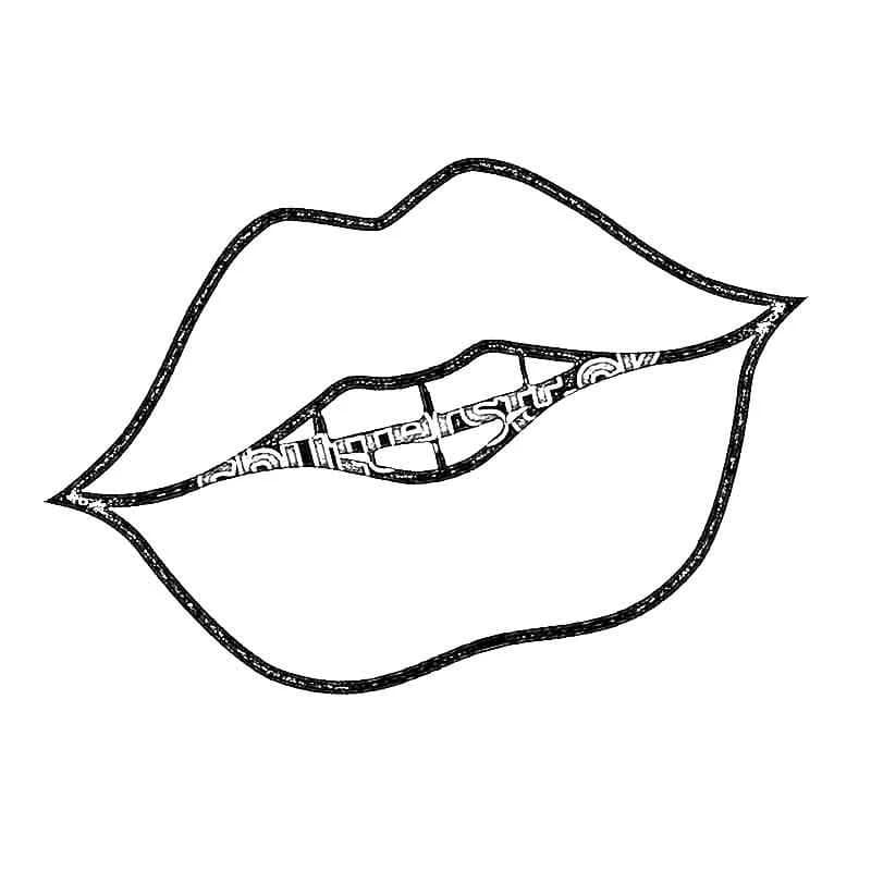 Lips Coloring Pages | 35 coloring pages Free Printable