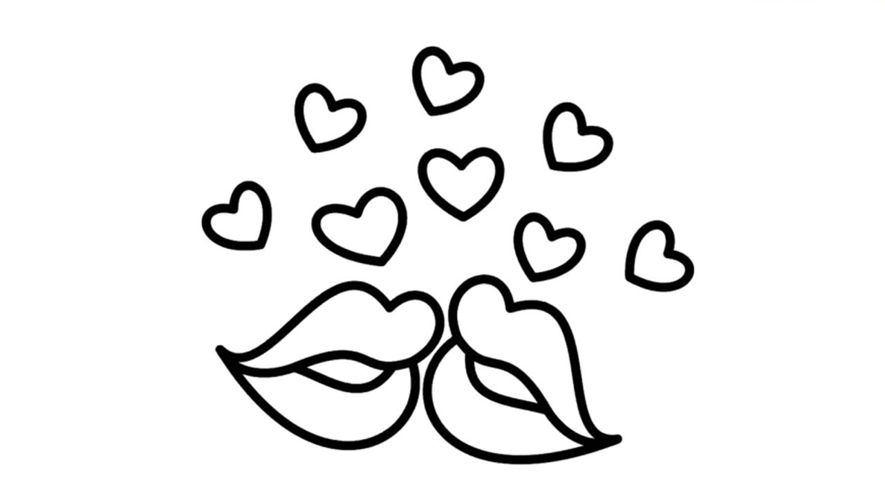 Lips Coloring Pages | 35 coloring pages Free Printable