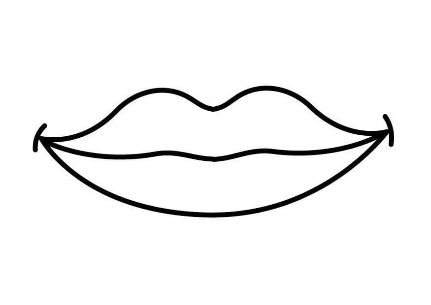 Dibujos de Labios para colorear - 35 imágenes para imprimir gratis