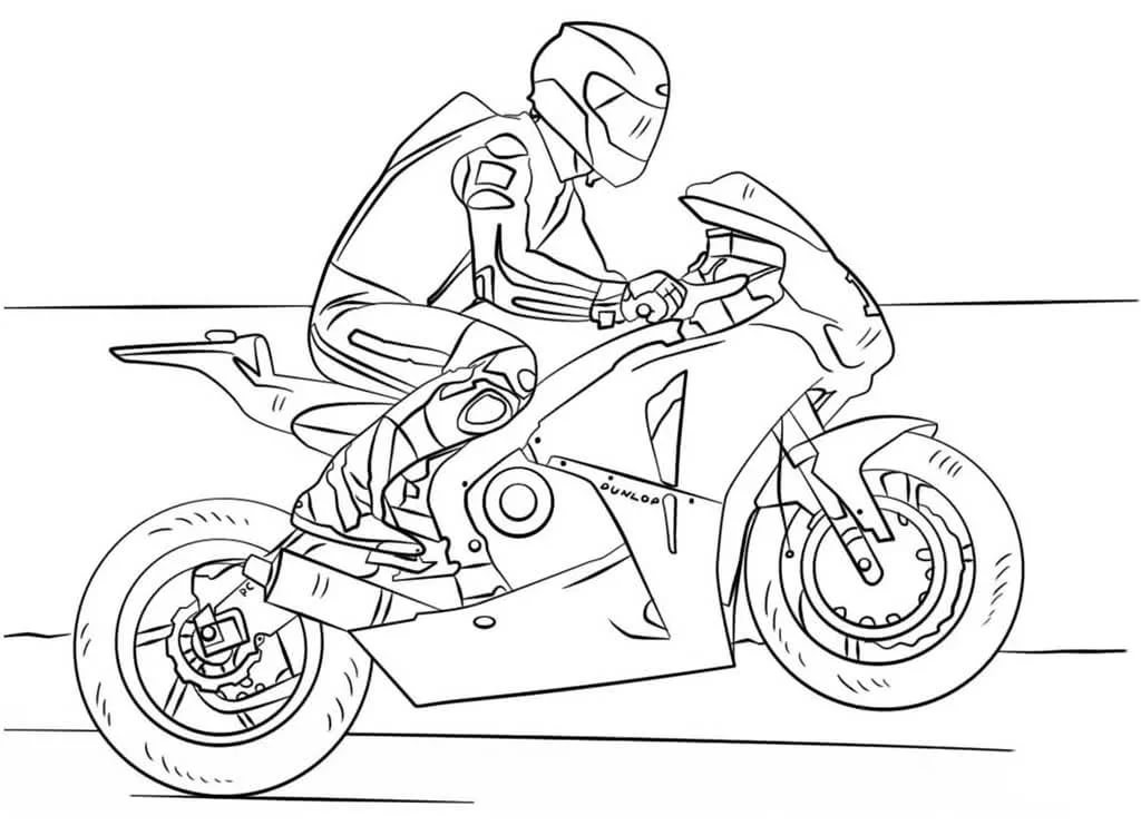 Раскраски Мотоциклы для мальчиков | Распечатать бесплатно