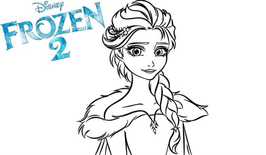 Coloriage La Reine des Neiges 2 à imprimer