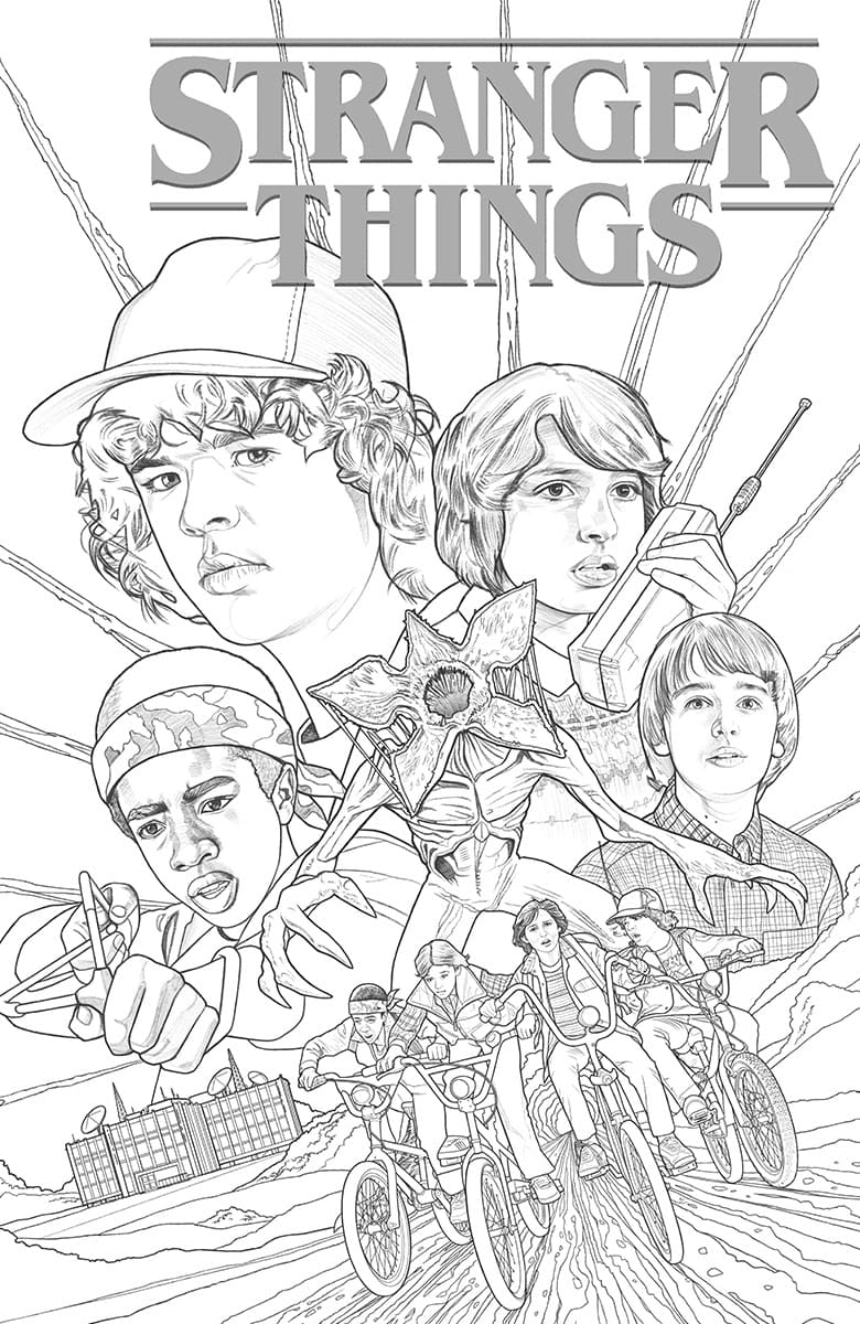 Coloring Pages Stranger Things Free printable of all characters