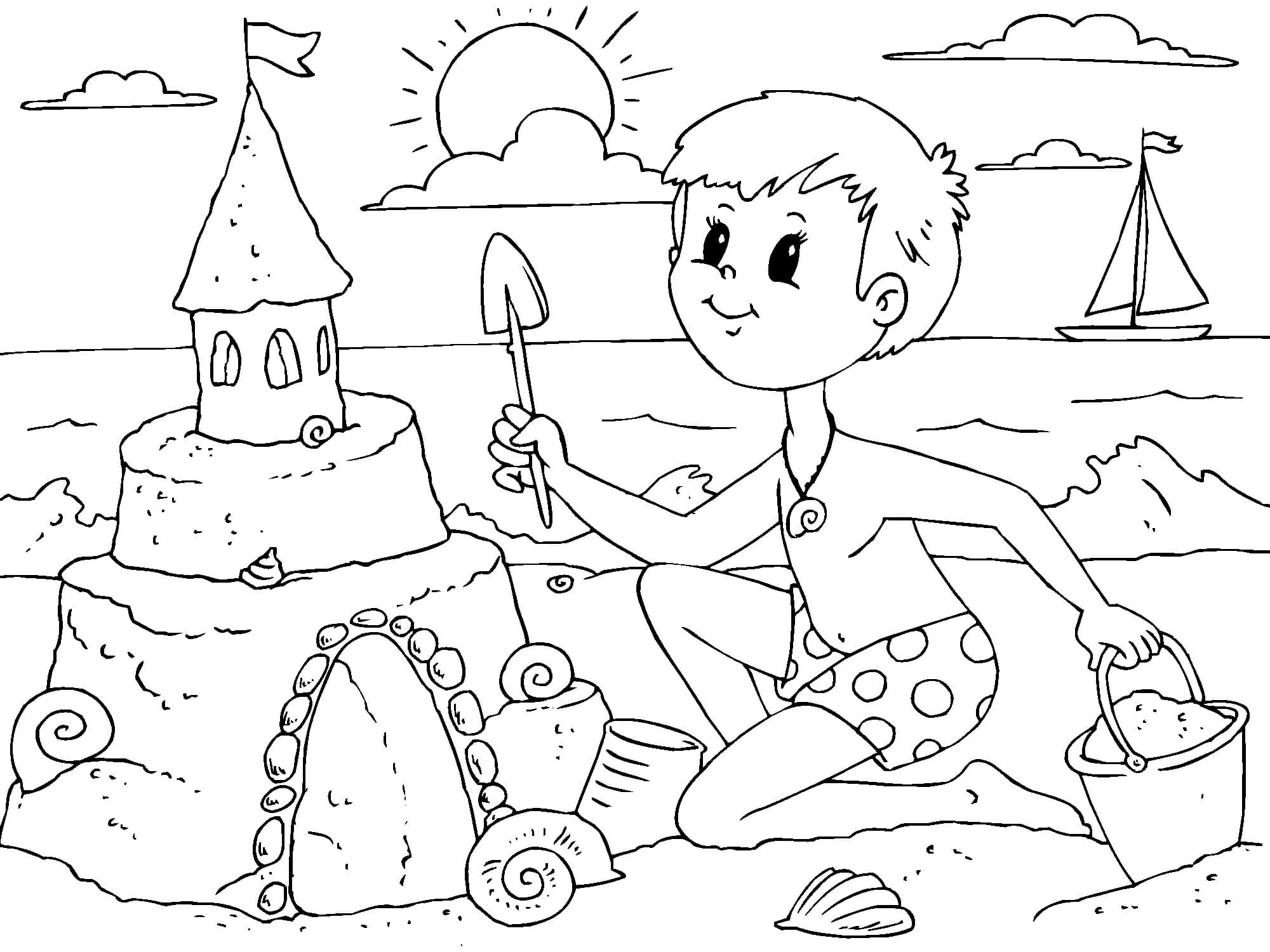 Summer Coloring Pages