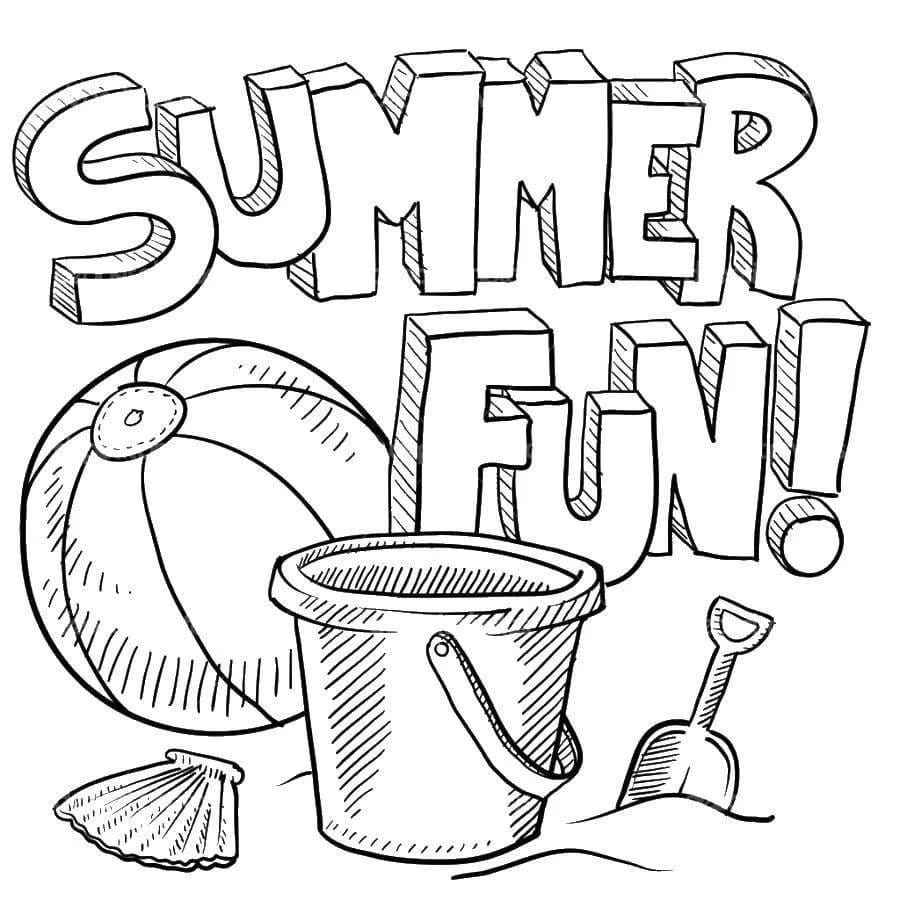 Summer Coloring Pages   20 Pictures Free Printable