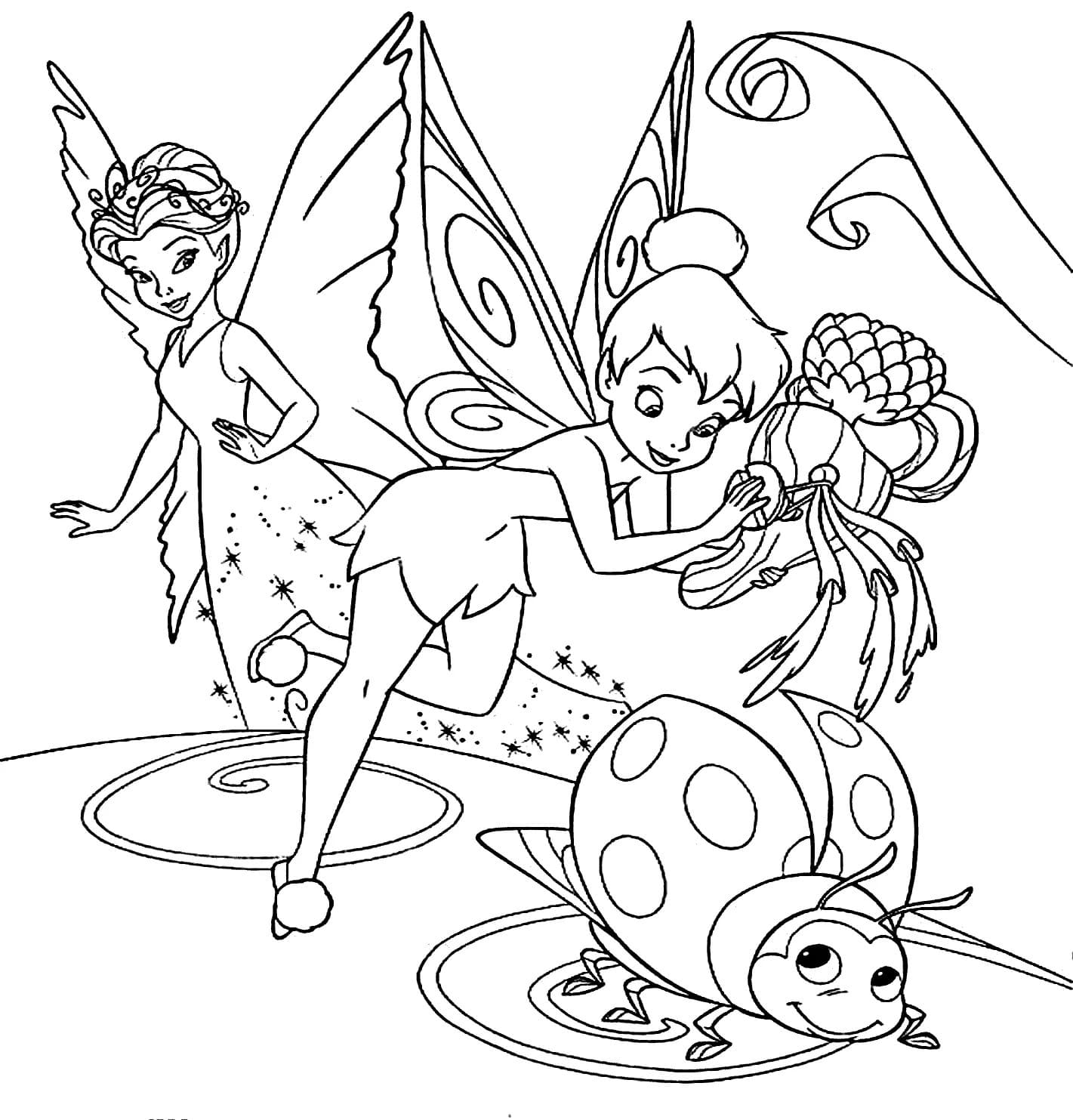 Раскраска Disney Fairies феи
