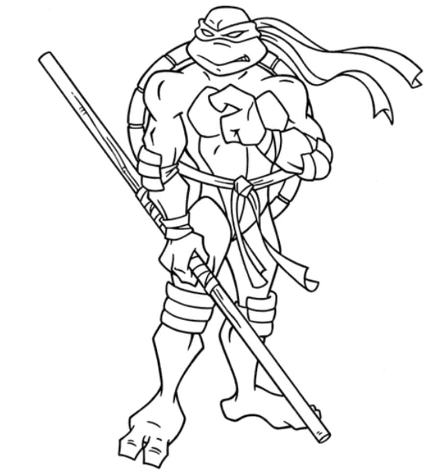 Teenage Mutant Ninja Turtles Coloring Pages Print Them For Free