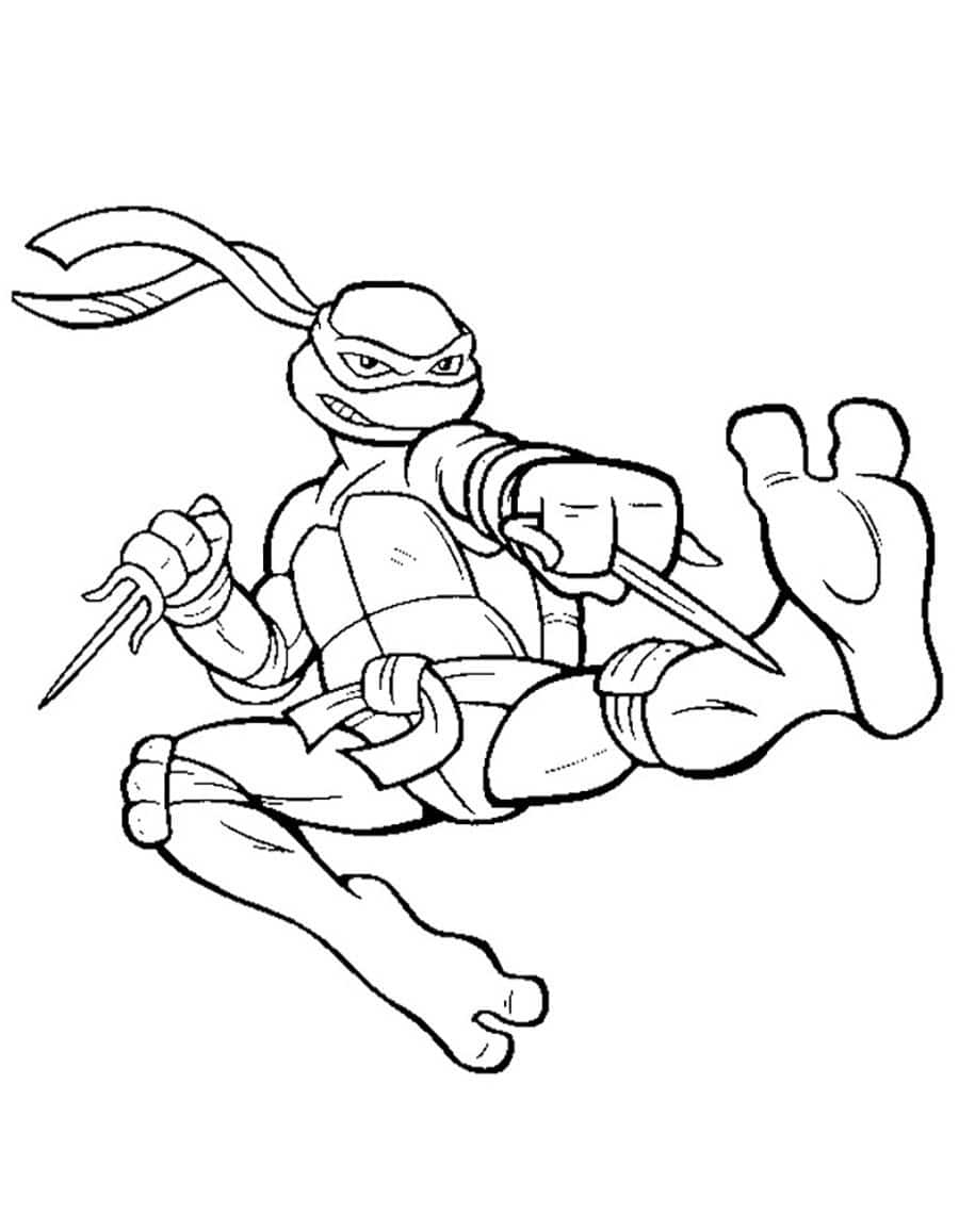Desenhos do Tartarugas Ninja para Colorir - 110 imagens para impressão gratuita