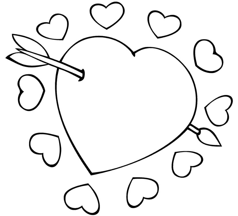 Coloriage Coeur - 80 meilleurs images pour les amoureux