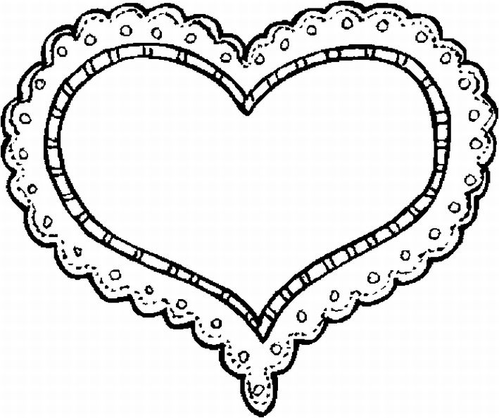 Desenhos de Corações para colorir - Imprima gratuitamente