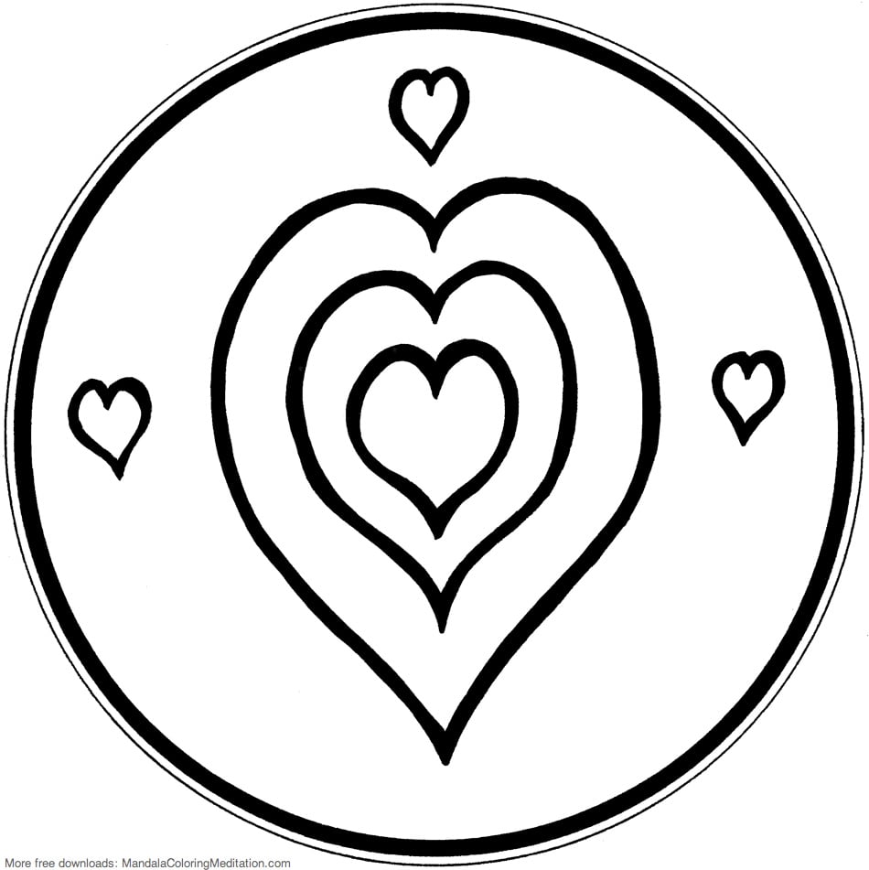 Heart Coloring Pages | 90 Pictures - Print Them for Free
