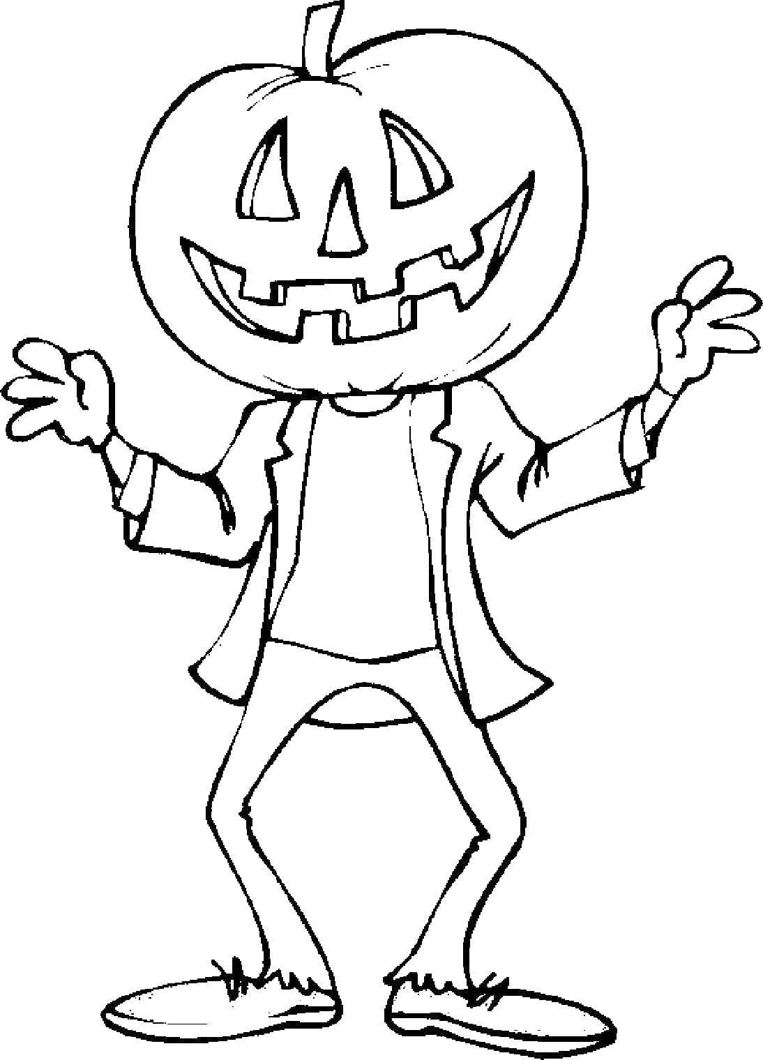 Dibujos de Halloween para Colorear y Imprimir