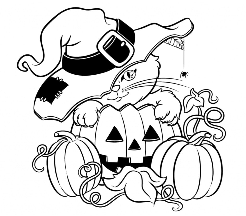 Disegni di Halloween da Colorare e Stampare
