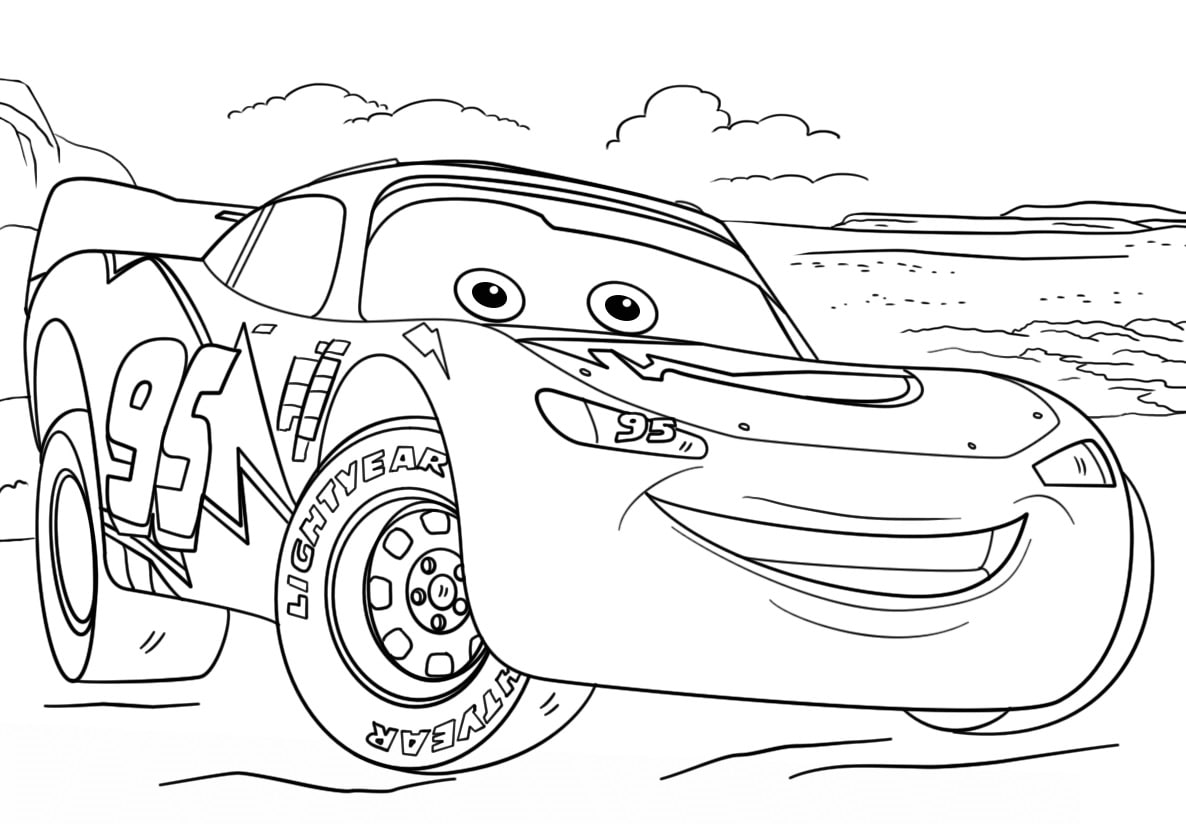 Lightning Mcqueen Coloring Page   21 images Free Printable