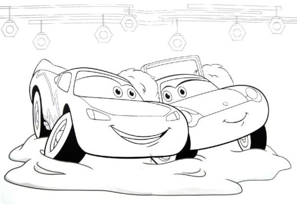 Desenhos do Relâmpago McQueen para colorir e imprimir