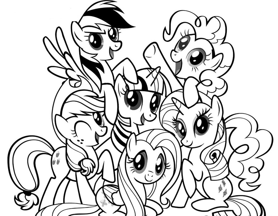Desenhos de My Little Pony para colorir - Imprimir gratuitamente