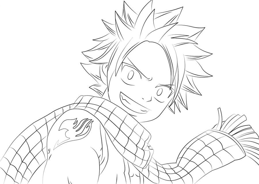coloring pages fairy tail print free anime characters