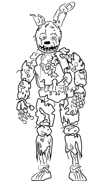 Various Five Nights At Freddy's Coloring Pages PDF To Your Kids -  Coloringfolder.com