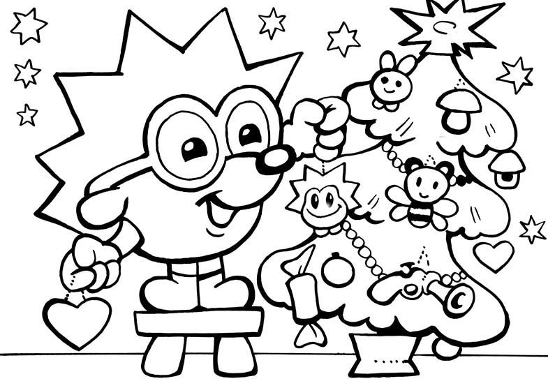 Happy New Year Coloring Pages | 160 New Greeting Cards Coloring Pages