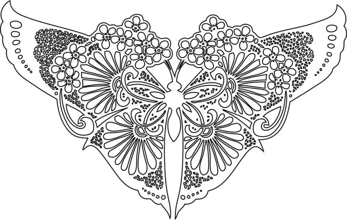 Coloriage Papillon à imprimer