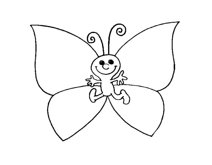 Dibujos de Mariposa para Colorear
