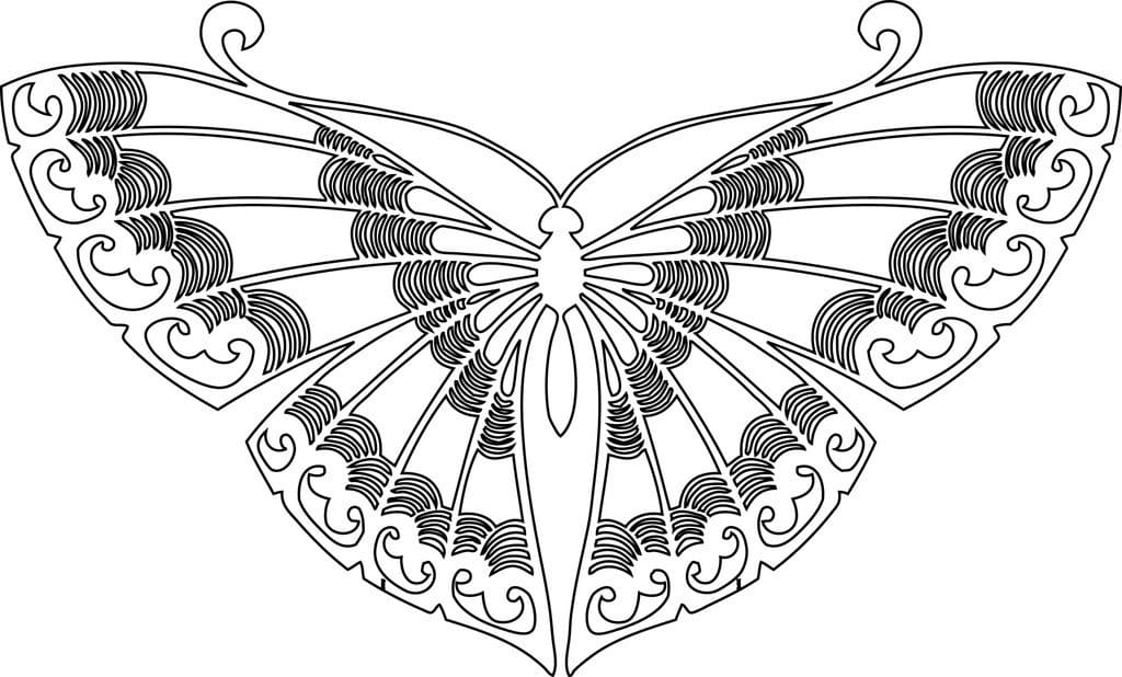 Butterfly Coloring Pages for Kids | 100 Pictures Print for Free!