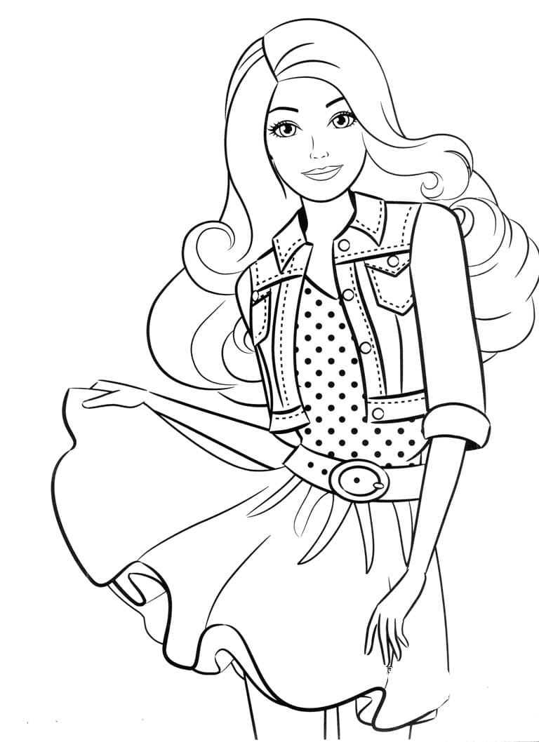 Coloriage Barbie - 105 images vous pouvez imprimer gratuitement