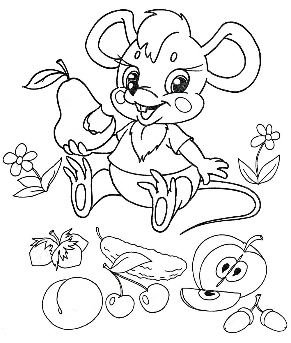 Coloring Pages for 3- to 4-Year-Old Kids