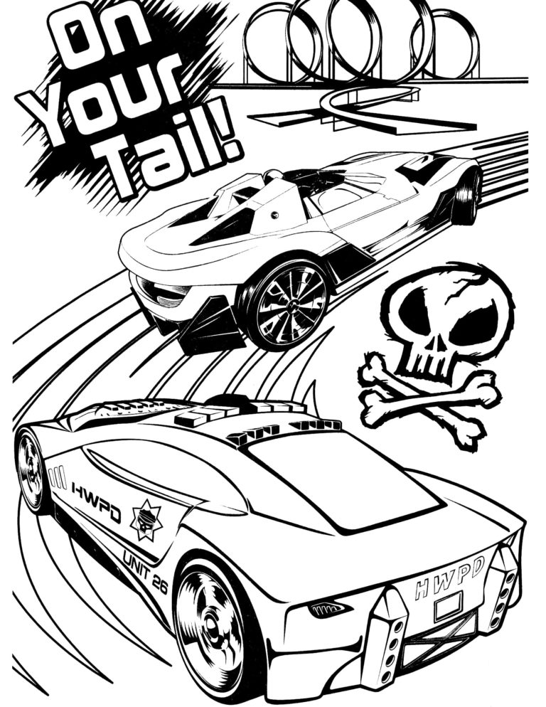 Hot Wheels Coloring Pages
