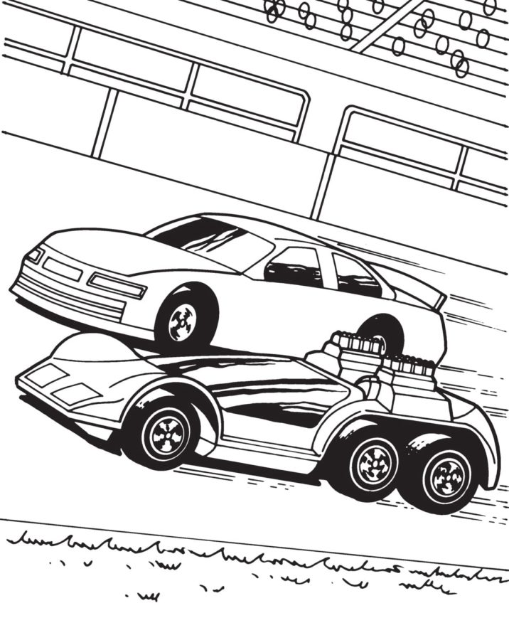Coloriage Hot Wheels Imprimer