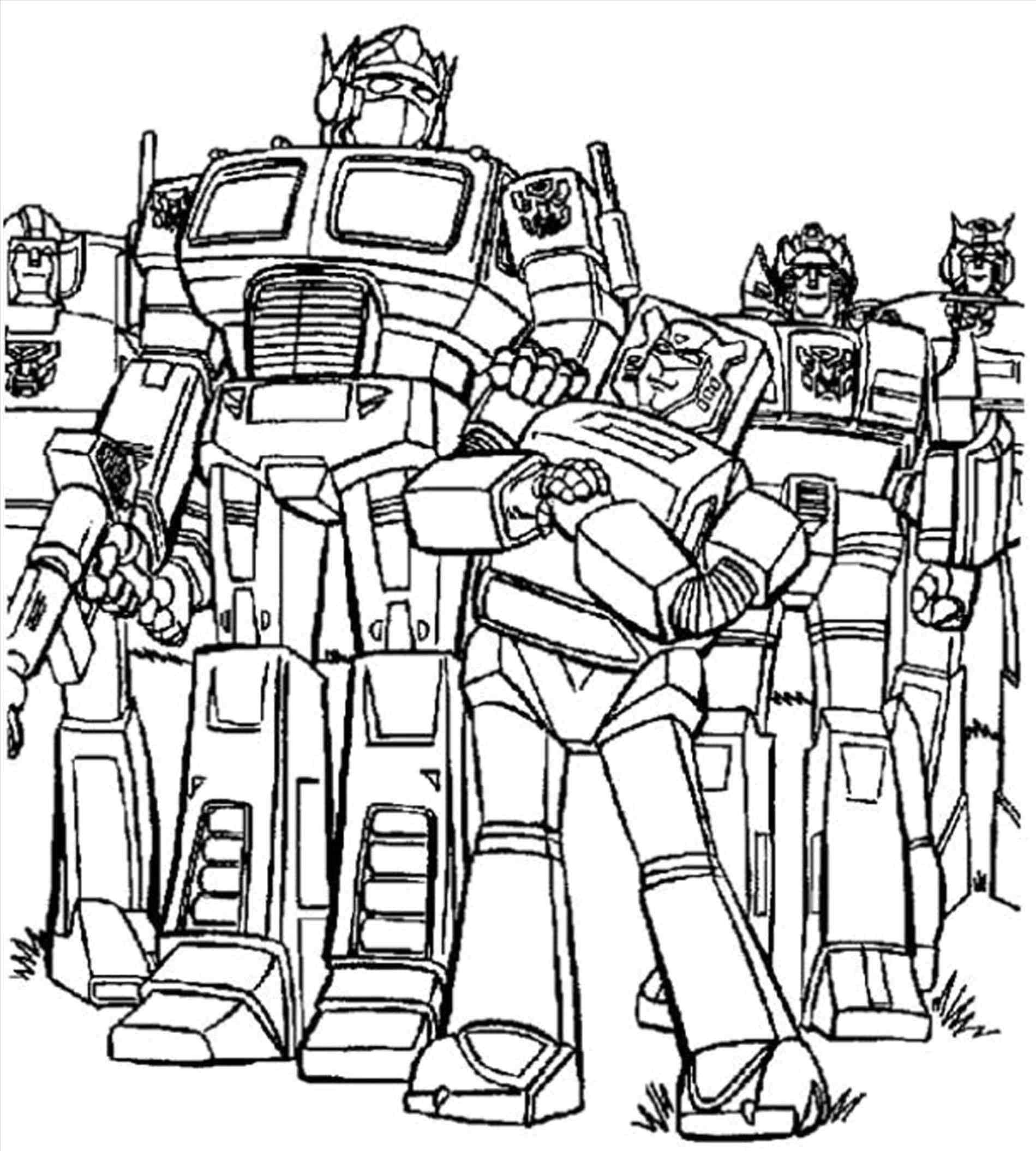 Robots Coloring Pages