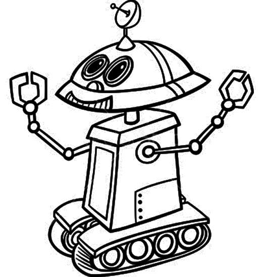 Robots Coloring Pages
