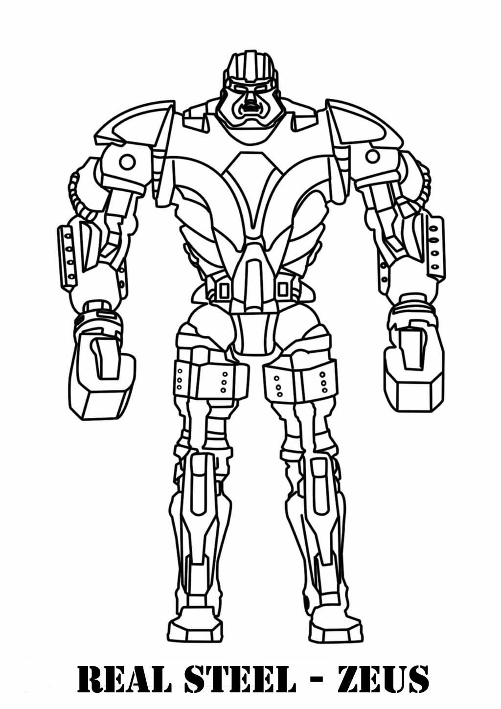 Robots Coloring Pages