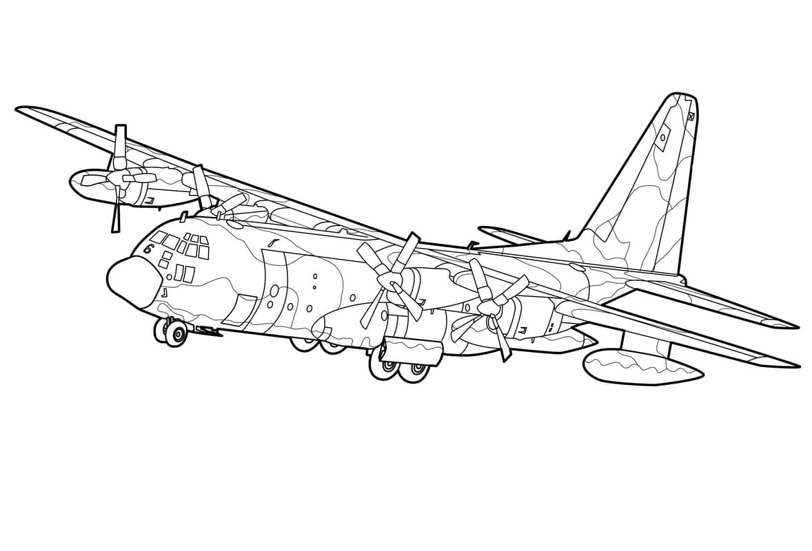 Hercules C130 Cutaway Lockheed Dimensions Manuals Airwingmedia Sketch
