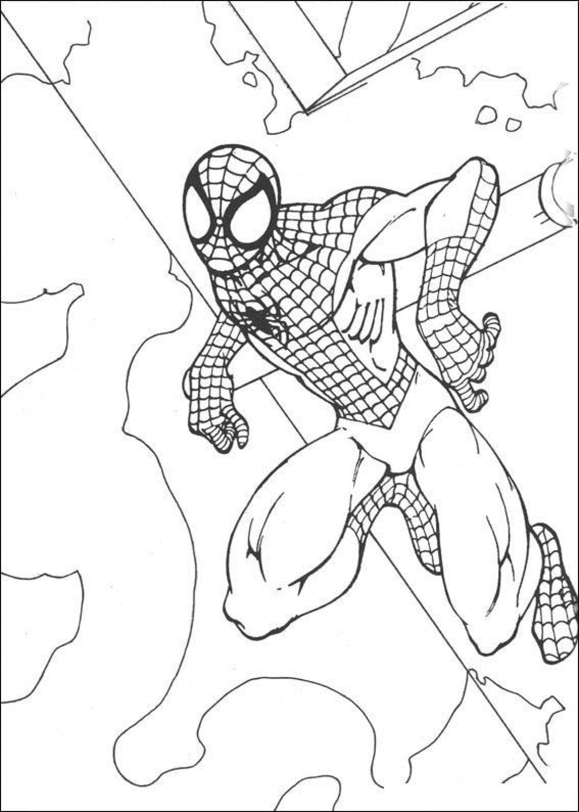 Disegni di Spiderman da Colorare