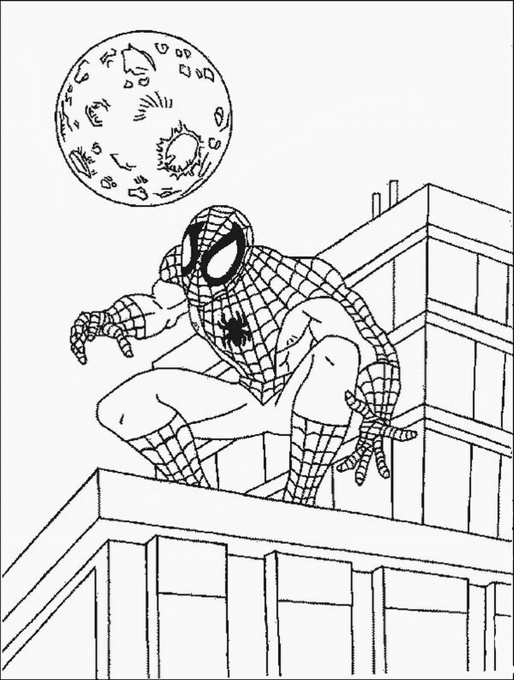 Раскраски Человек-паук | Распечатать бесплатно