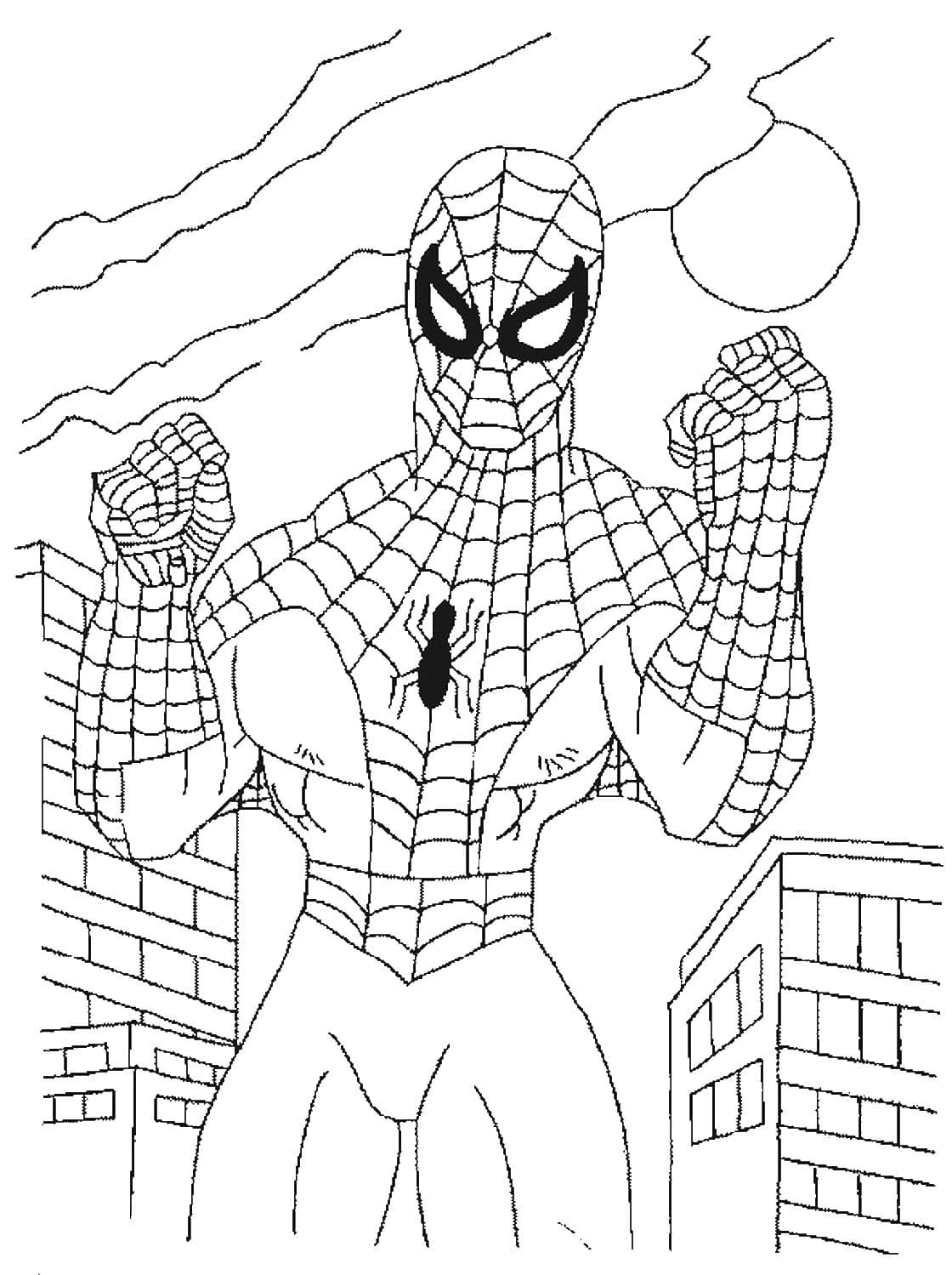 Раскраски Человек-паук | Распечатать бесплатно