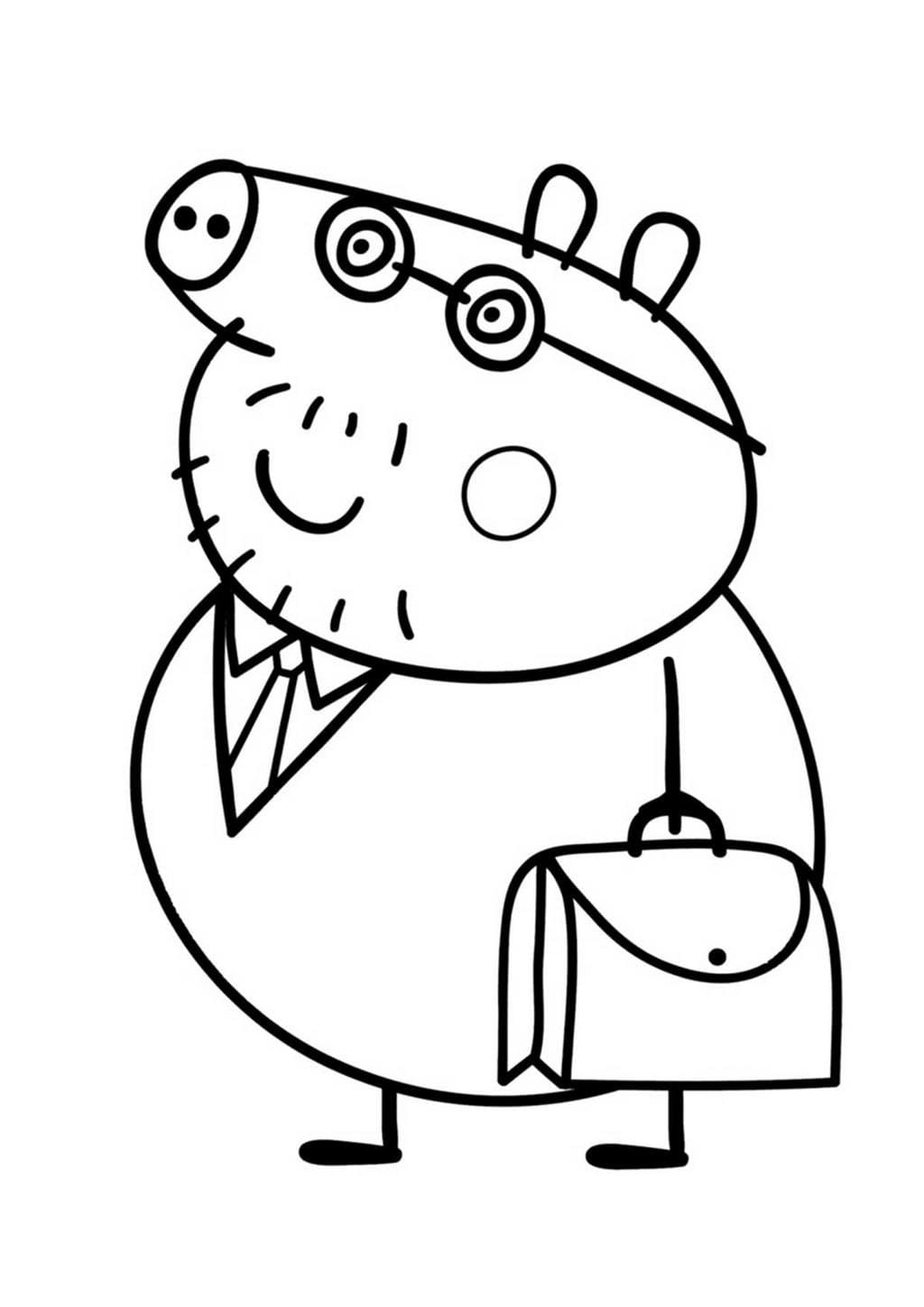 Desenhos do Peppa Pig para Colorir