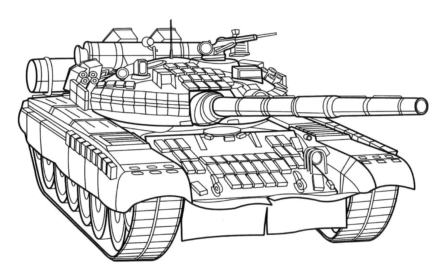 tank coloring page pdf