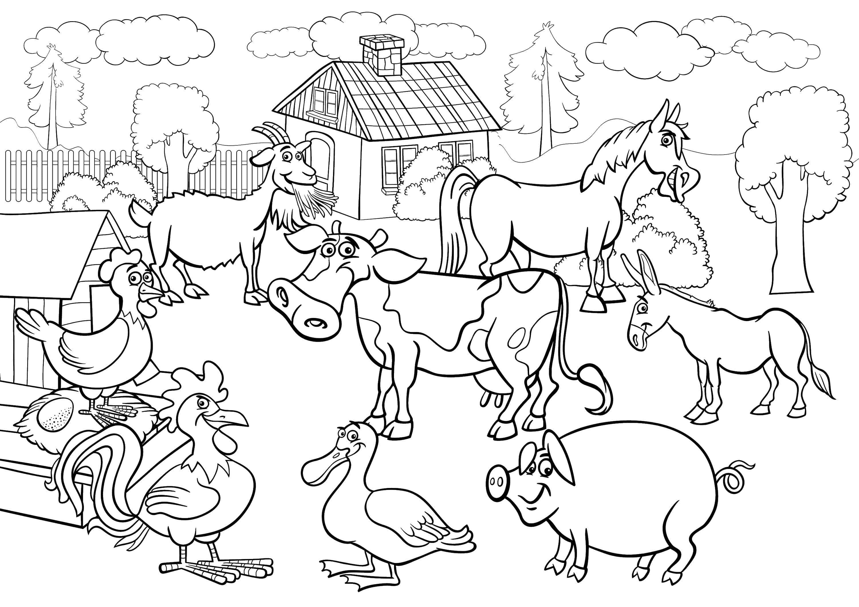 Dibujos De Animales Para Colorear Descargar O Imprimir Para Ni os
