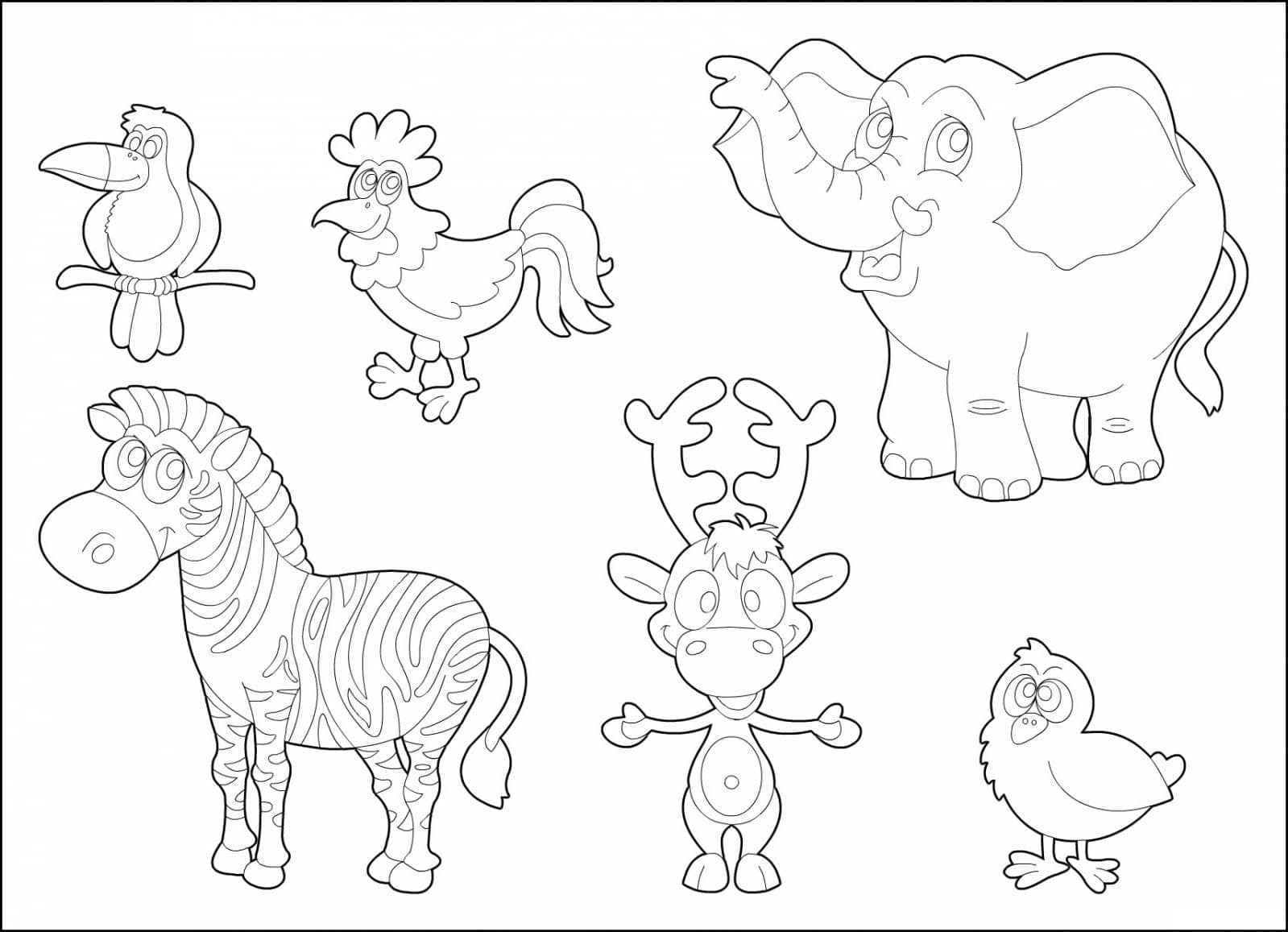 Dibujos De Animales Para Colorear Descargar O Imprimir Para Ni os