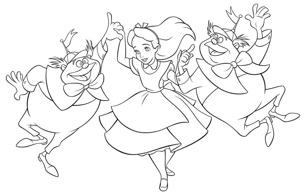 Coloriage Alice au Pays des Merveilles - 90 images à imprimer