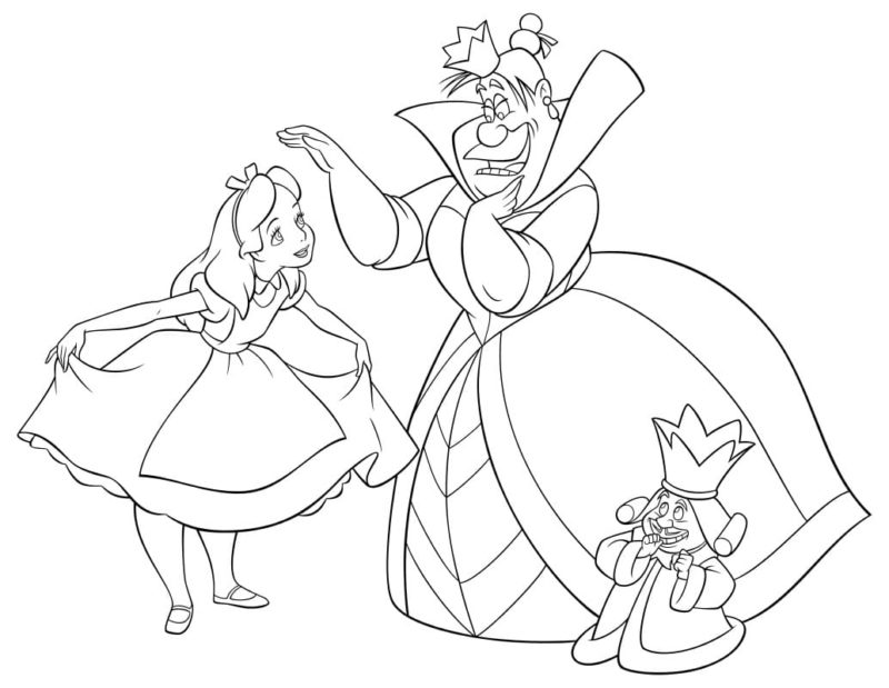 Coloriage Alice au Pays des Merveilles - 90 images à imprimer
