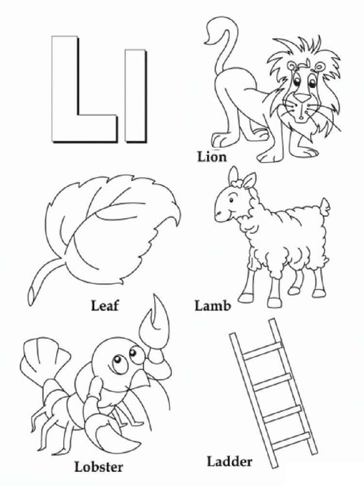 Letras En Ingles Libros Para Colorear Para Estudiar El Alfabeto